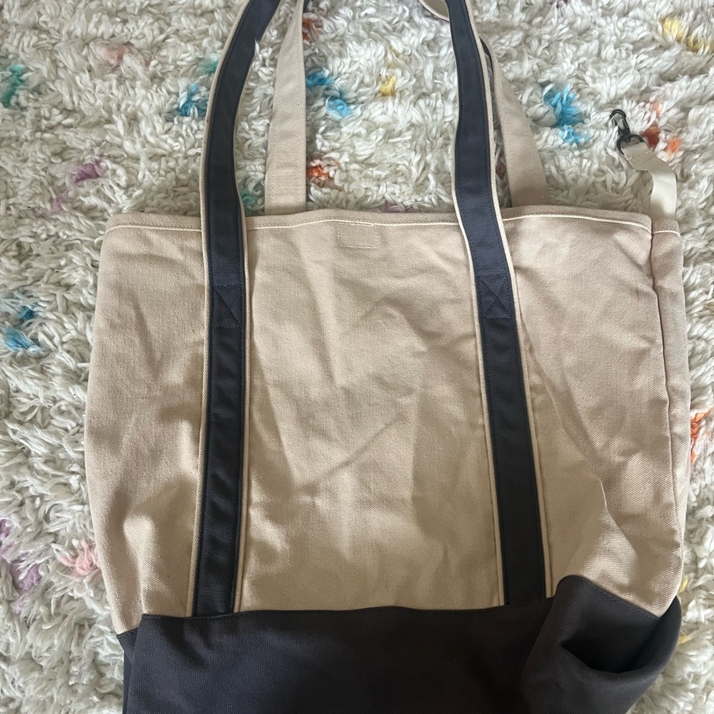 Tan and gray Disney Tote Bag large authentic - Picture 5 of 9